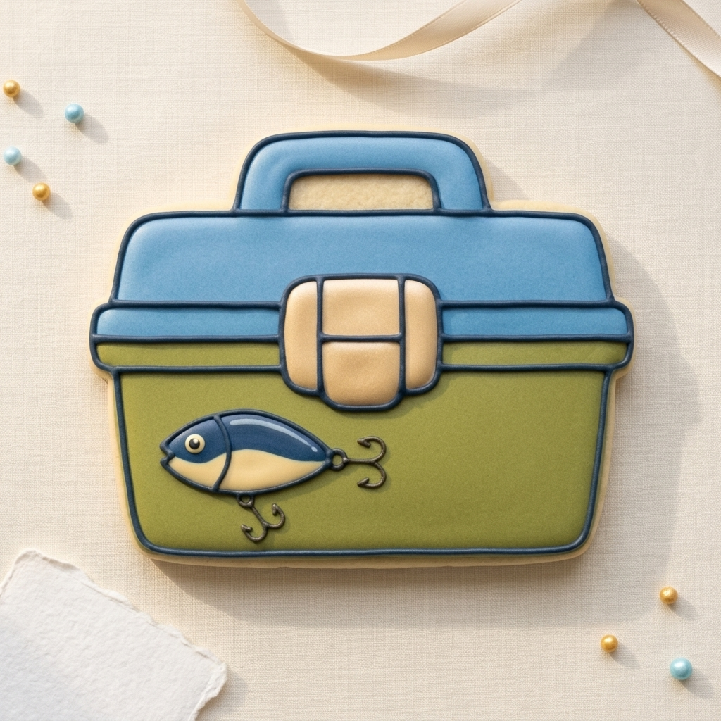 Fathers Day Fishing Trio Cookie Cutter Set 3D Printed Bundle