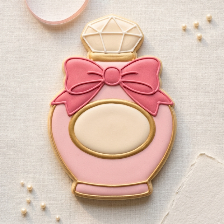 Perfume Bottle Cookie Cutter, 3D Printed Beauty Theme