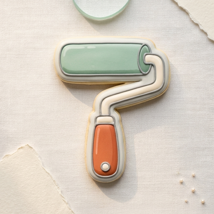 Paint Roller Cookie Cutter