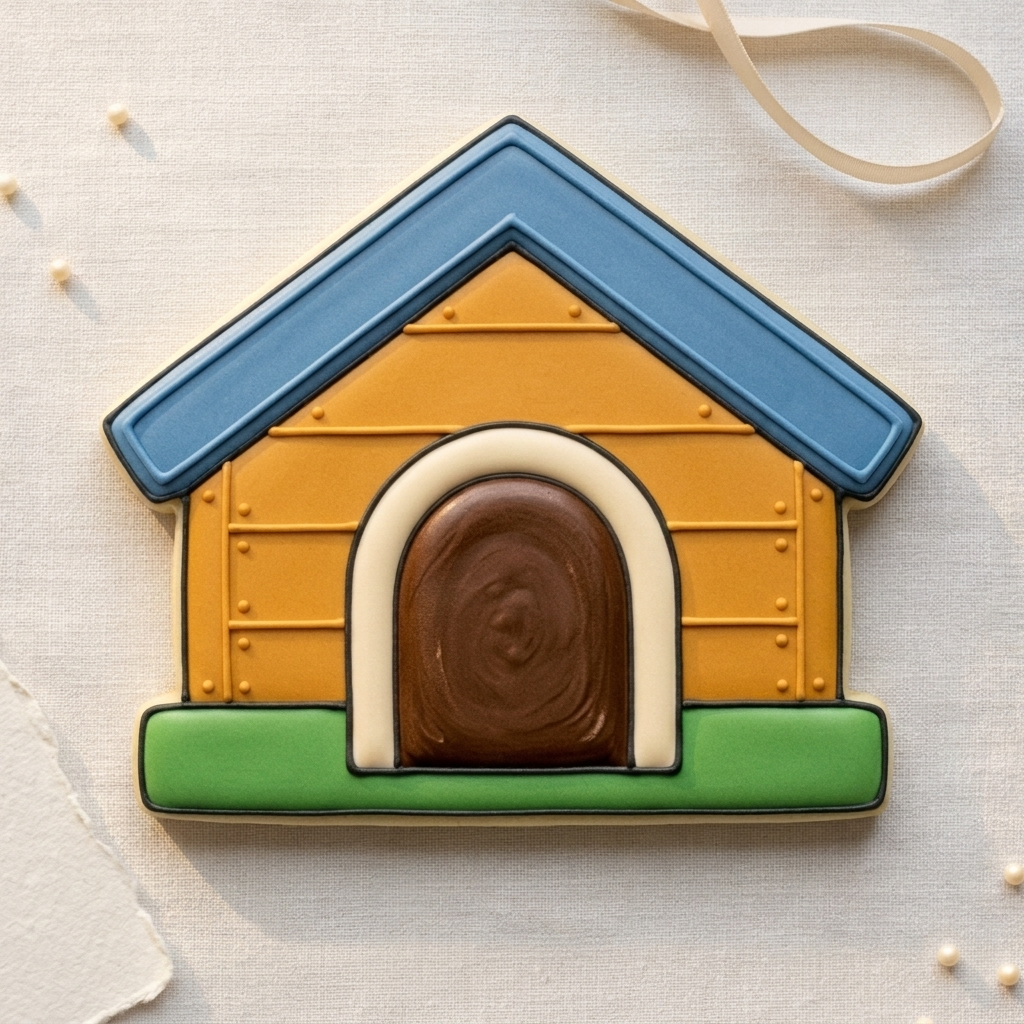 Doghouse Cookie Cutter, 3D Printed Dog Lover Gift