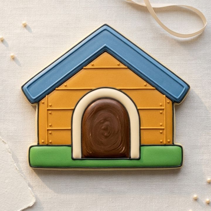 Doghouse Cookie Cutter, 3D Printed Dog Lover Gift