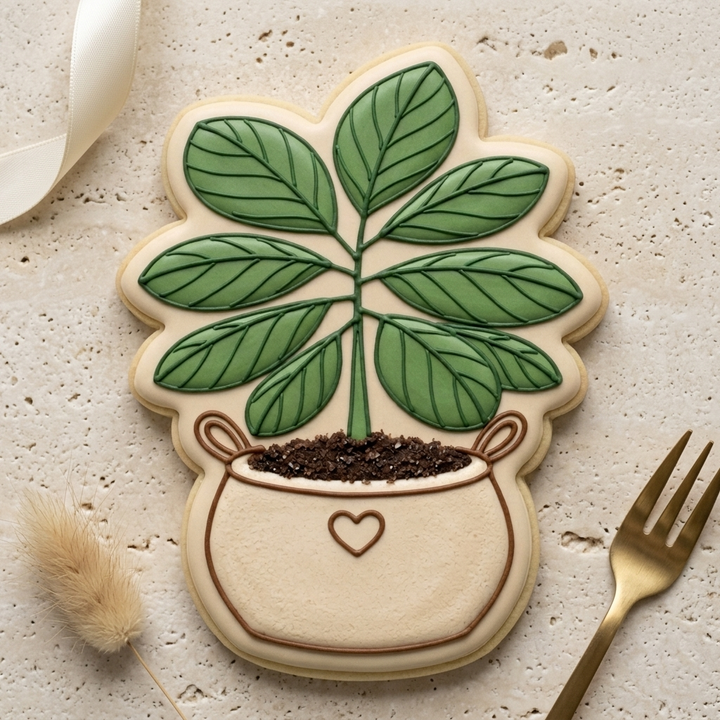 Plant Mom Cookie Cutter Set Plant Mom Houseplant Lady Set Bundle 3D Printed Cutters
