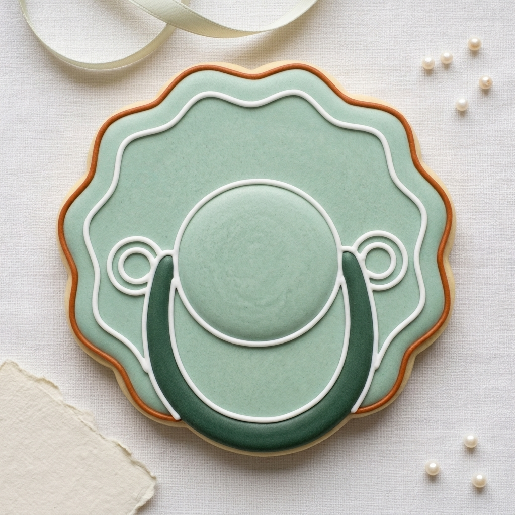 Pacifier Plaque Cookie Cutter, 3D Printed Baby Shower