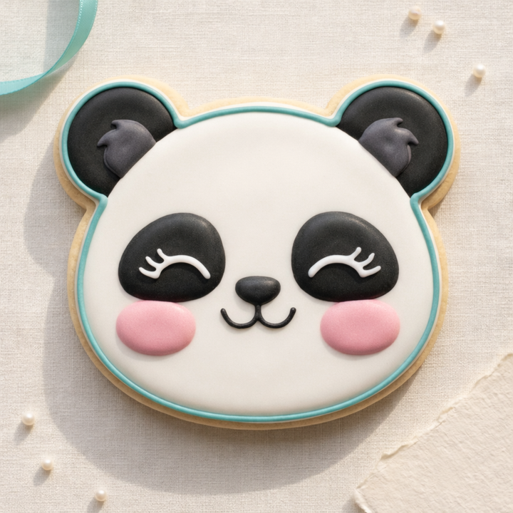Baby Panda Face Cookie Cutter, 3D Printed Zoo Baby