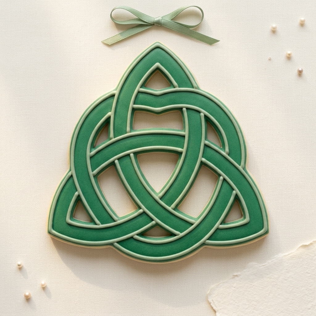 Celtic Knot Cookie Cutter, 3D Printed St Patricks Day