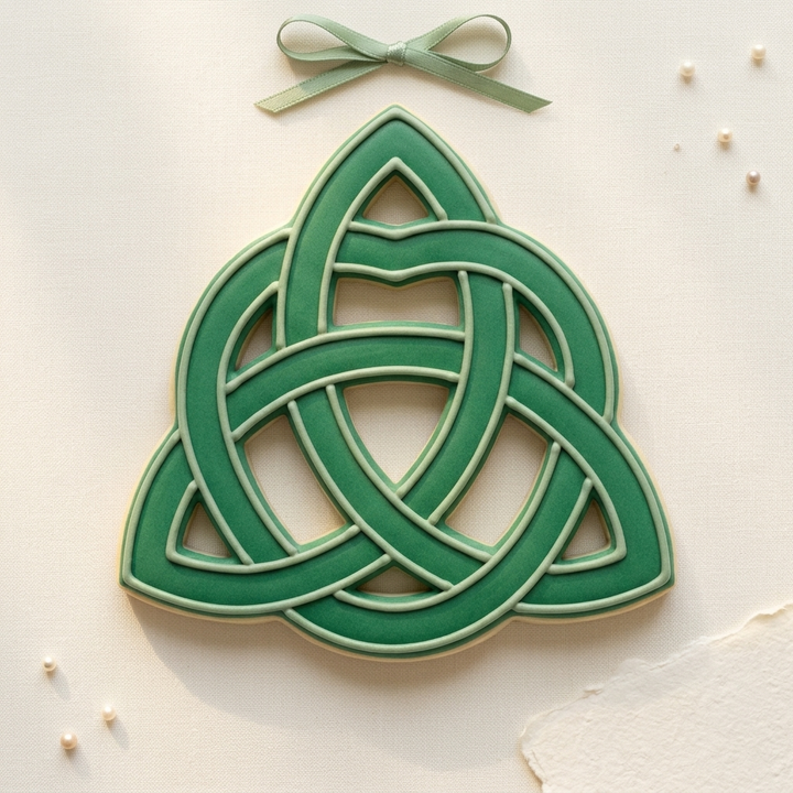 Celtic Knot Cookie Cutter, 3D Printed St Patricks Day