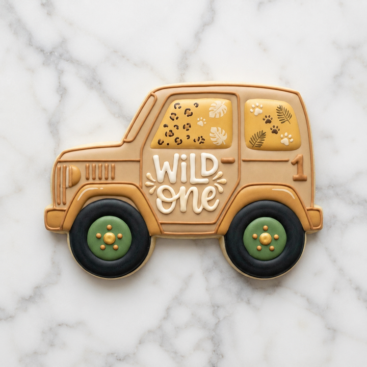 Wild One Safari Boy Mega Octet Cookie Cutter Set 3D Printed Bundle
