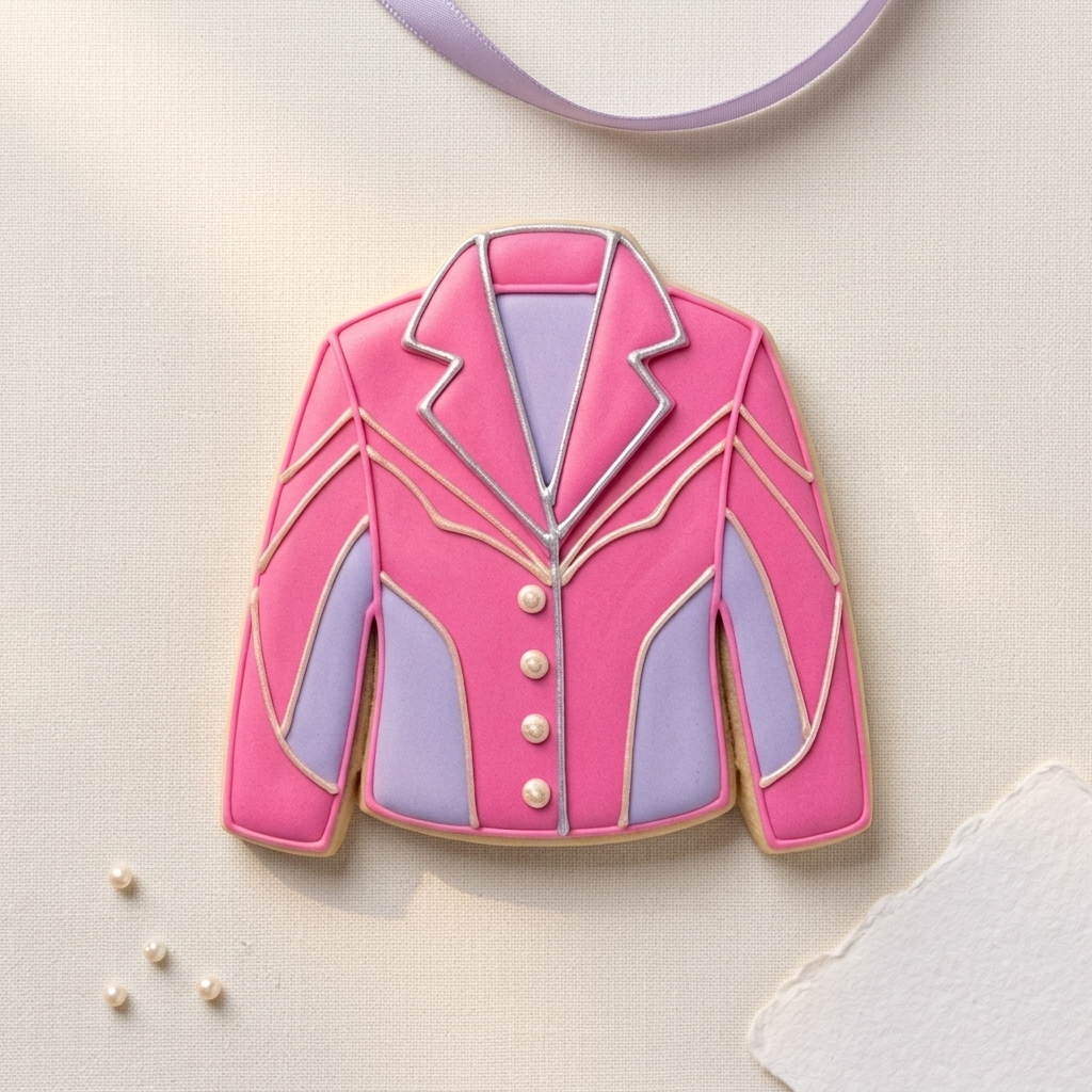 Disco Cowgirl Fringe Jacket Cookie Cutter, 3D Printed Garden Theme