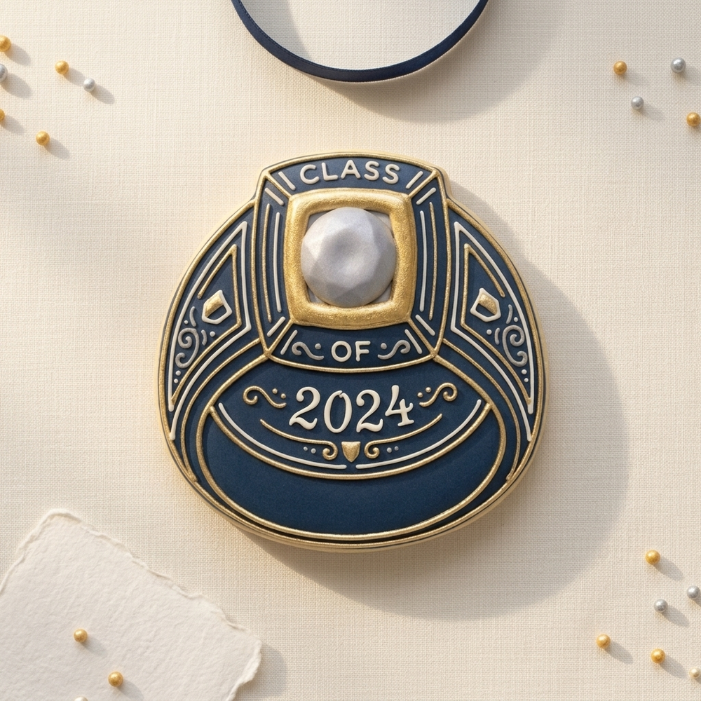 Graduation Cookie Cutter Set   Class of 2026 Party Bundle   3D Printed Grad Cutters