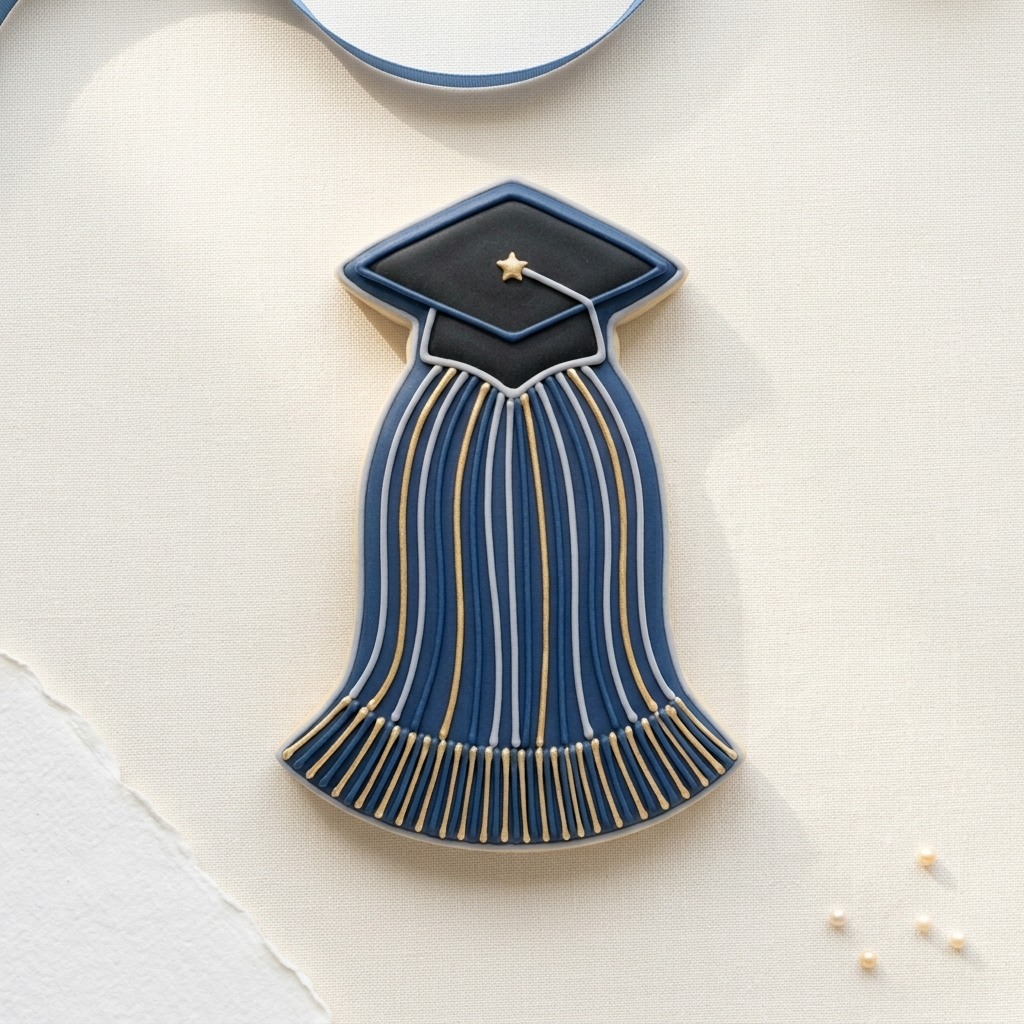 Graduation Cookie Cutter Set   Class of 2026 Party Bundle   3D Printed Grad Cutters