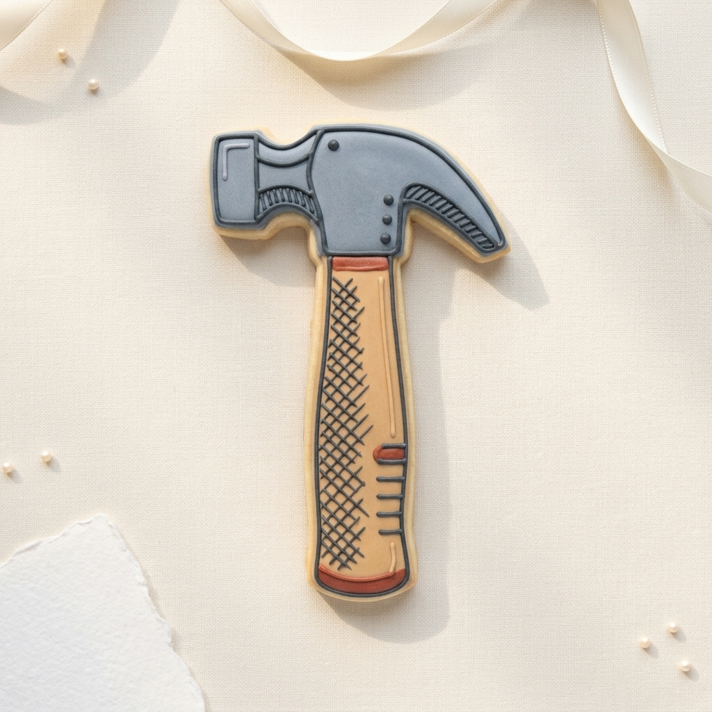 Hammer Cookie Cutter, 3D Printed Dad Gift