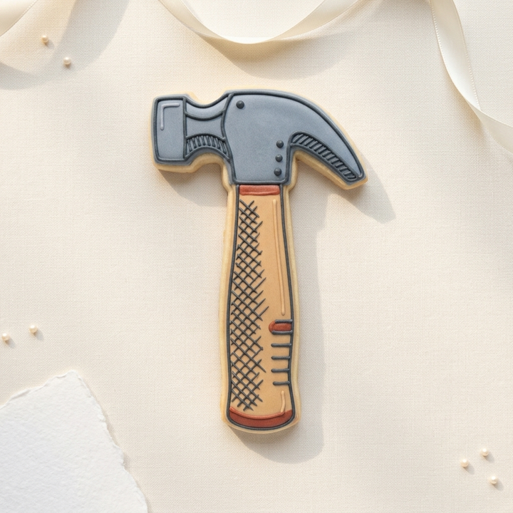 Hammer Cookie Cutter, 3D Printed Dad Gift