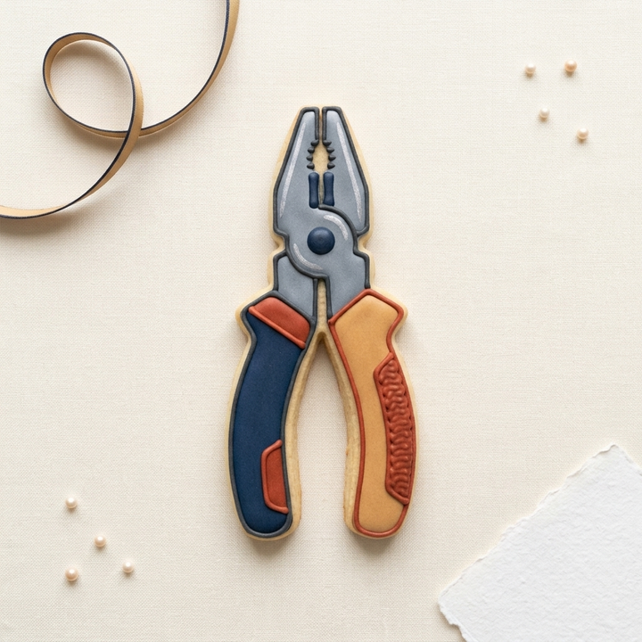 Pliers Cookie Cutter, 3D Printed Dad Gift