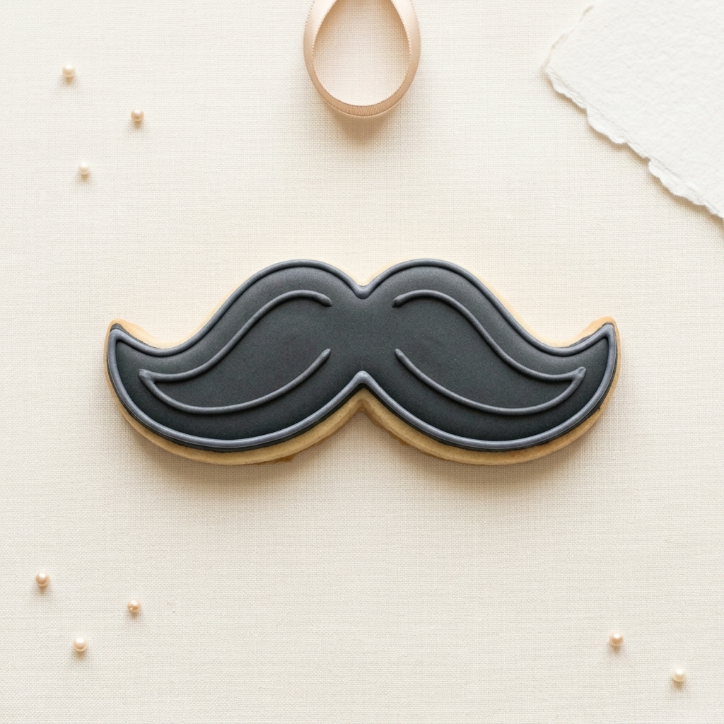 Mustache Cookie Cutter, 3D Printed Fathers Day