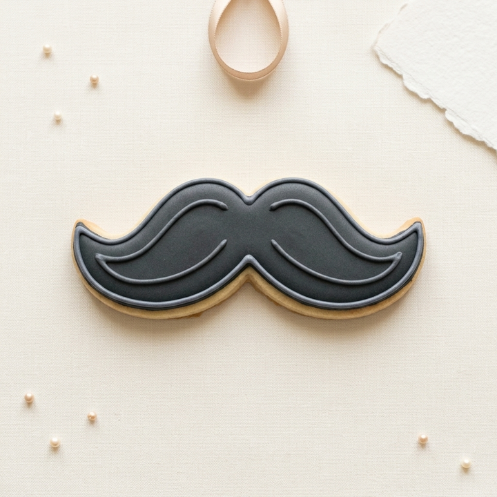 Mustache Cookie Cutter, 3D Printed Fathers Day