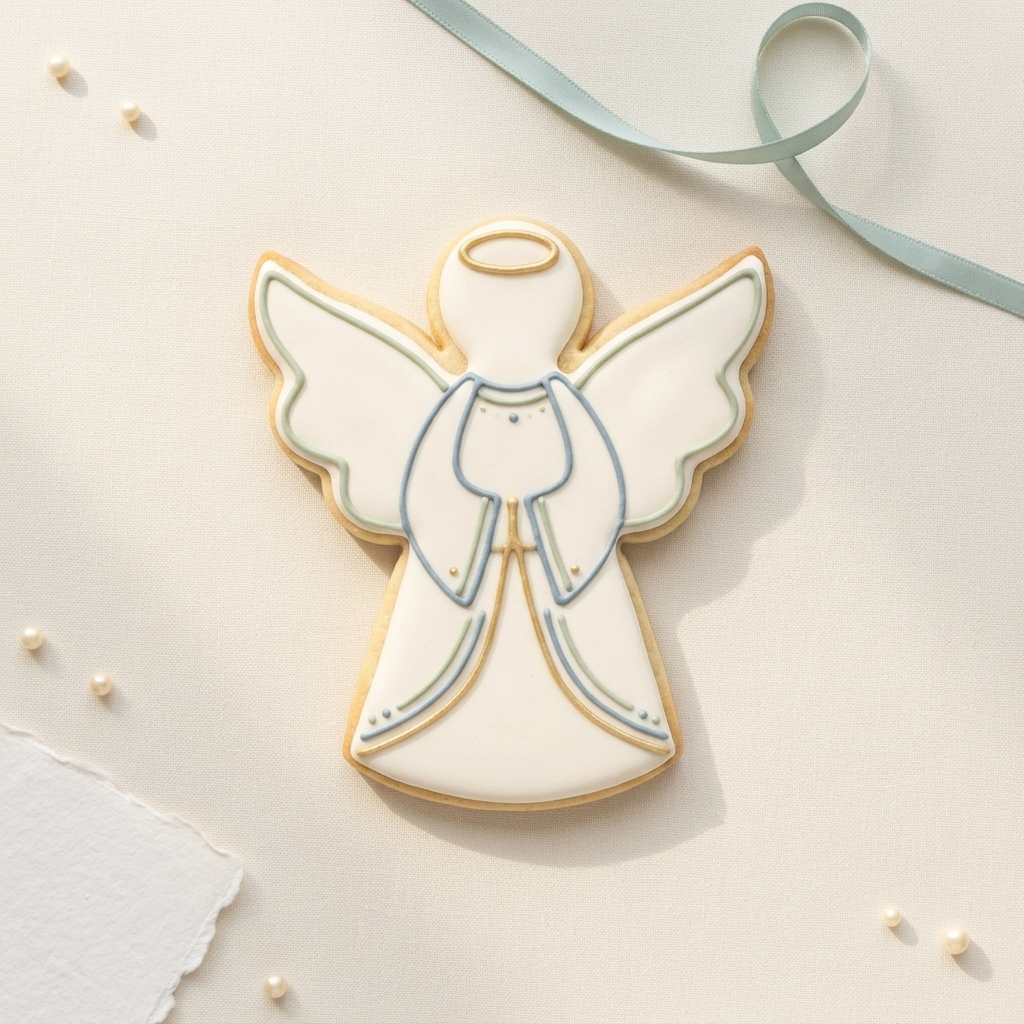 Guardian Angel Cookie Cutter, 3D Printed Faith Celebration