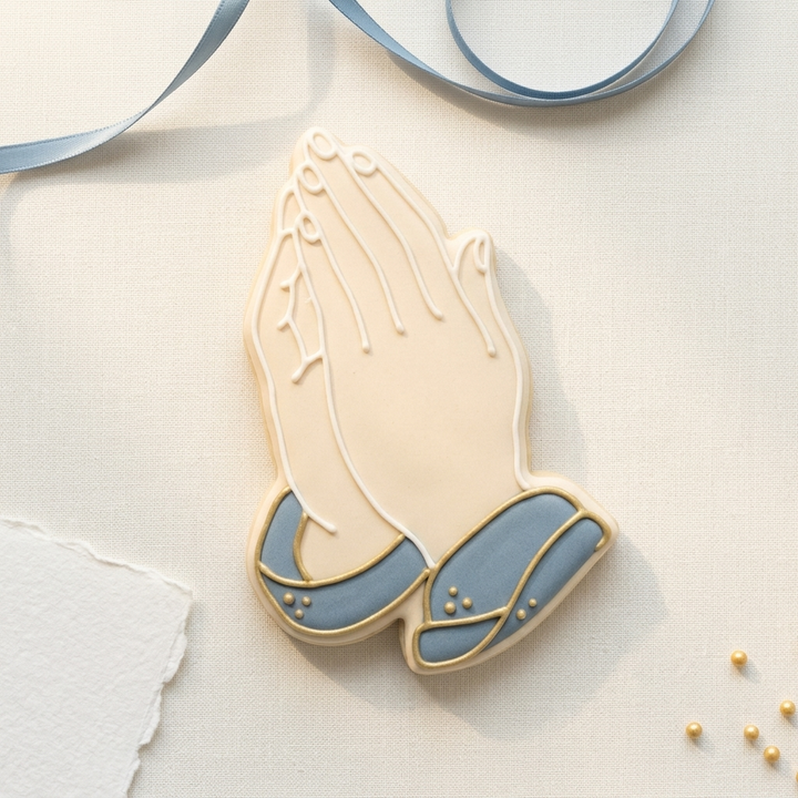 Prayer Hands Cookie Cutter, 3D Printed Faith Celebration