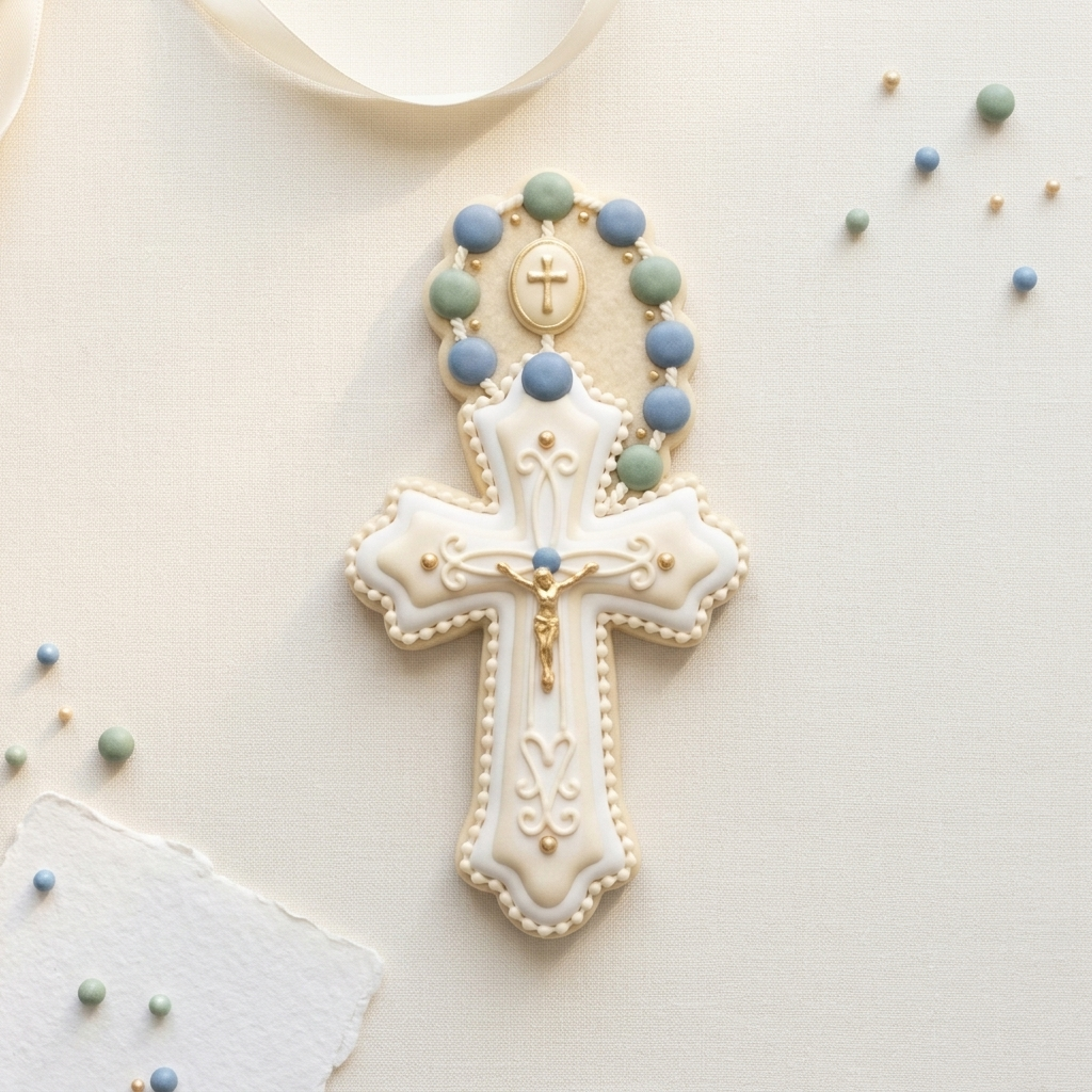 Faith Baptism Cross Sextet Cookie Cutter Set 3D Printed Bundle