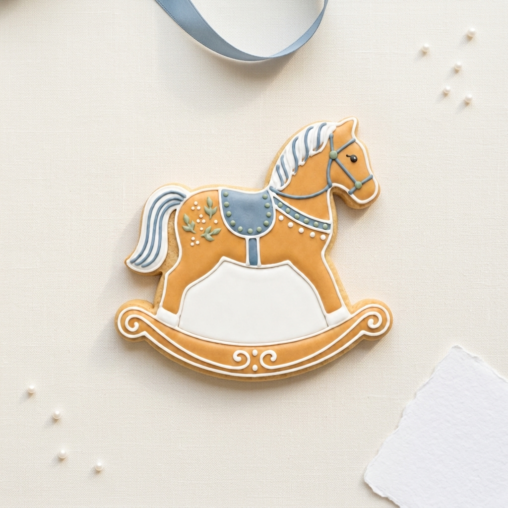 Rocking Horse Cookie Cutter, 3D Printed Baby Shower