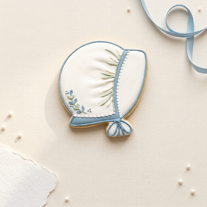Baby Bonnet Cookie Cutter, 3D Printed Baby Shower