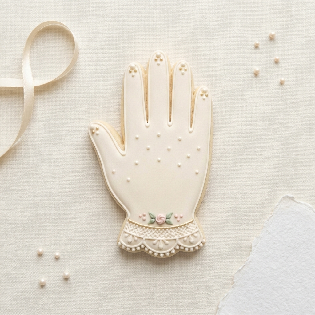 Bridal Glove Cookie Cutter, 3D Printed Wedding Shower