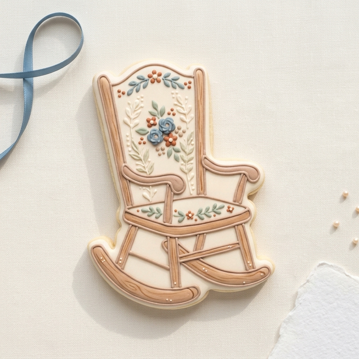 Rocking Chair Cookie Cutter, 3D Printed Housewarming