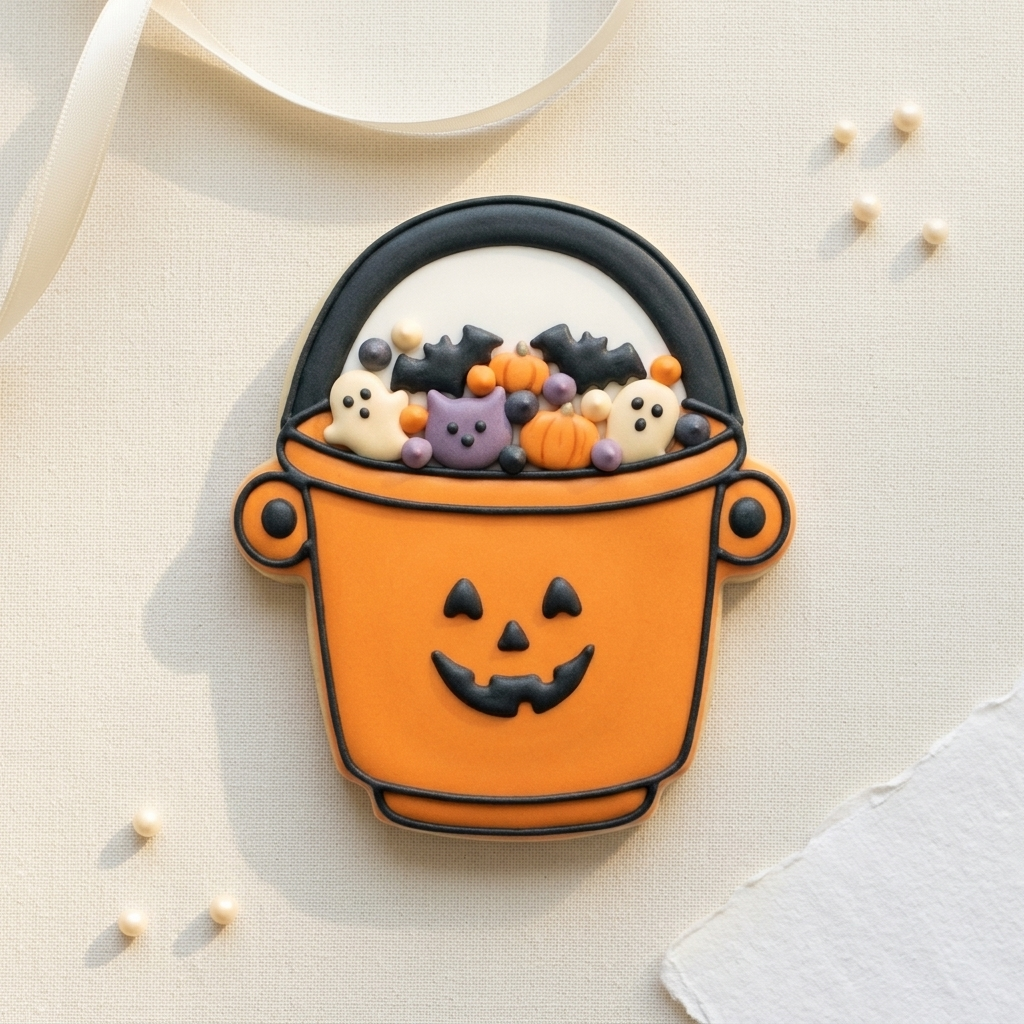 Candy Bucket Cookie Cutter, 3D Printed Halloween Party