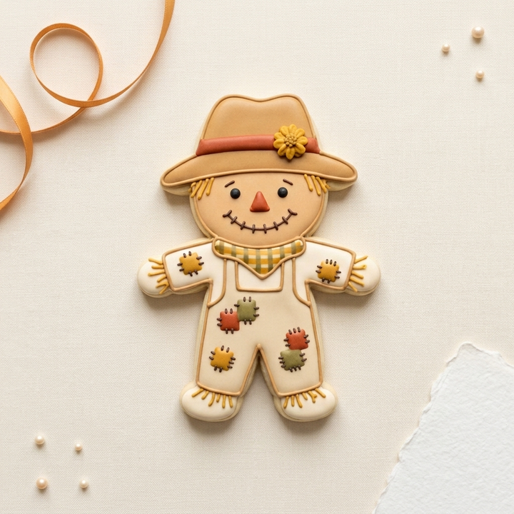 Scarecrow Cookie Cutter, 3D Printed Fall Party