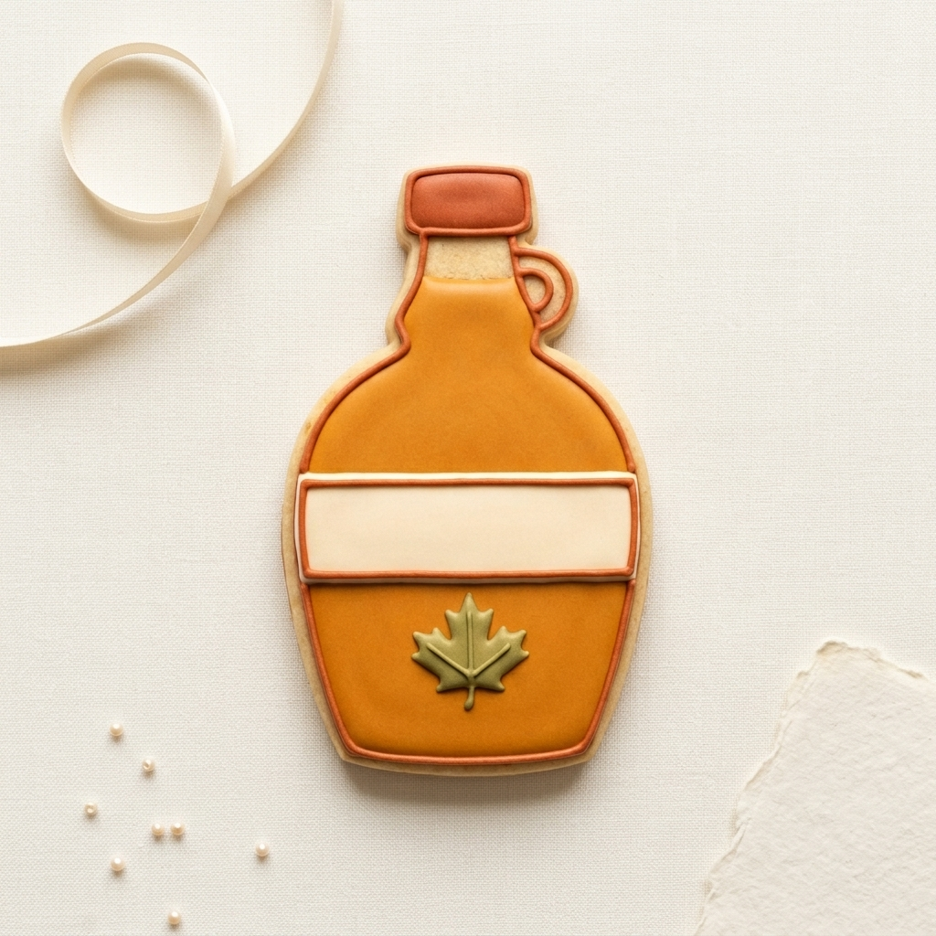 Maple Syrup Bottle Cookie Cutter, 3D Printed Fall Party