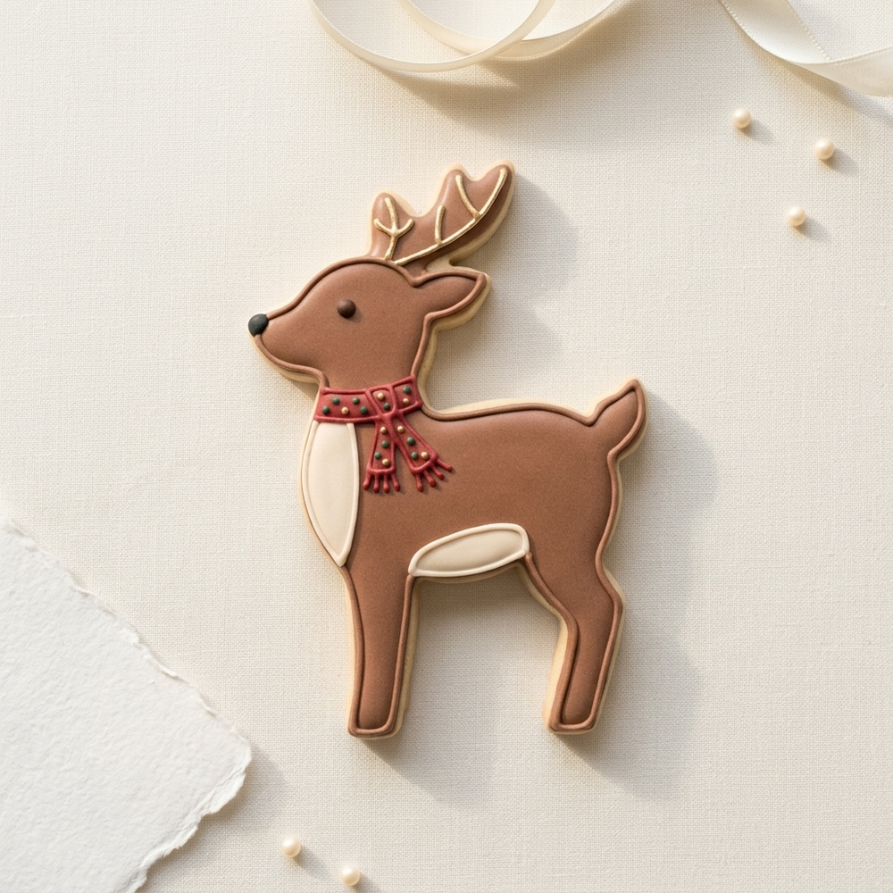 Reindeer Christmas Squad Sextet Cookie Cutter Set 3D Printed Bundle