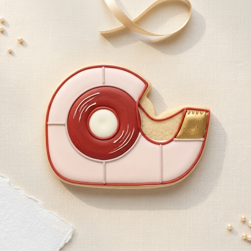 Scrapbooking Tape Dispenser Cookie Cutter, 3D Printed Party Theme