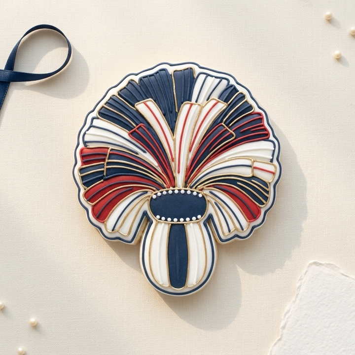 Cheer Pom Pom Cookie Cutter, 3D Printed Sports Party