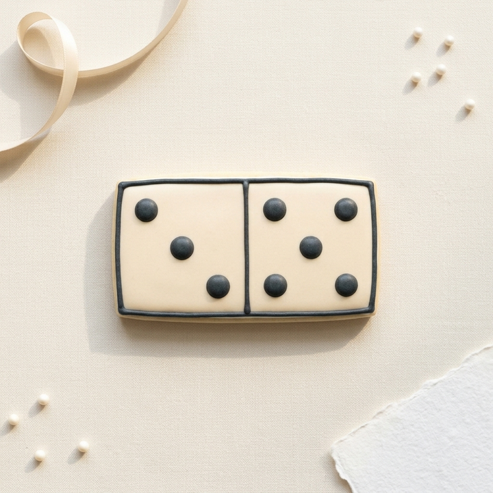 Domino Tile Cookie Cutter, 3D Printed Game Night