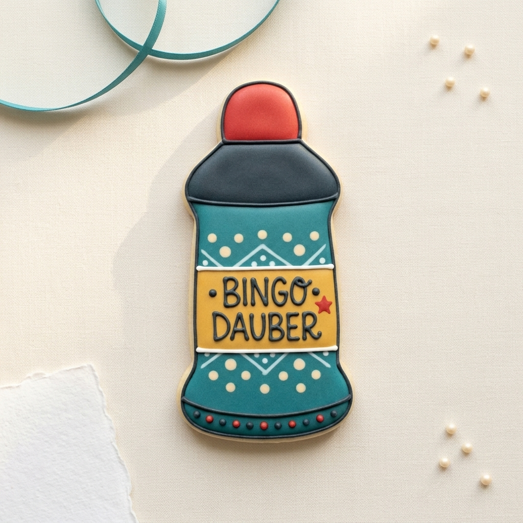 Bingo Dauber Cookie Cutter, 3D Printed Game Night