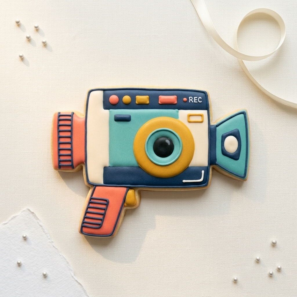 Video Camera Cookie Cutter, 3D Printed Creative Gift