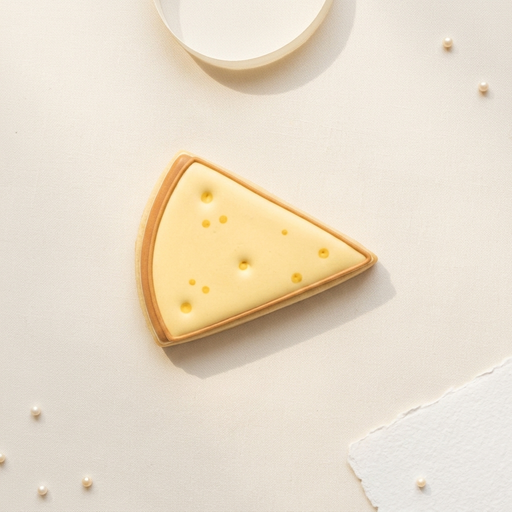 Cheese Wedge Cookie Cutter, 3D Printed Brunch Theme