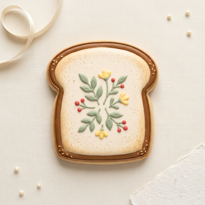 Slice Of Bread Cookie Cutter, 3D Printed Brunch Theme