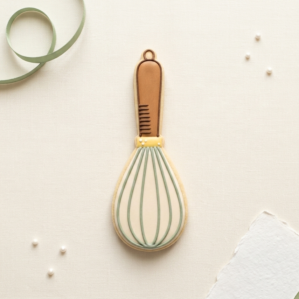 Whisk Cookie Cutter, 3D Printed Baker Gift