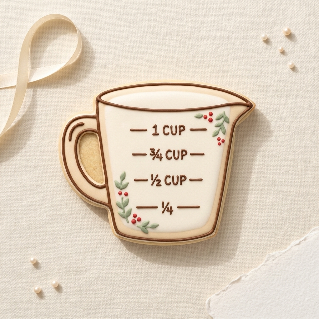 Measuring Cup Cookie Cutter, 3D Printed Baker Gift