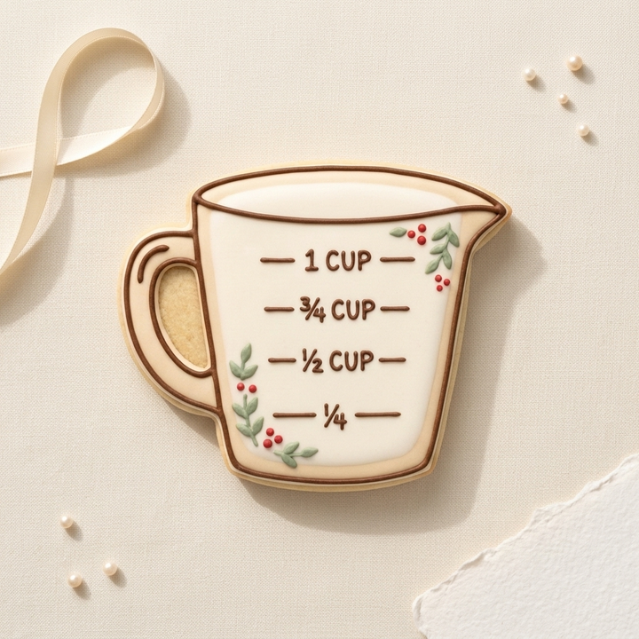 Measuring Cup Cookie Cutter, 3D Printed Baker Gift