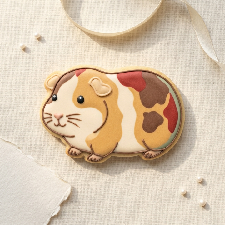 Guinea Pig Cookie Cutter, 3D Printed Farm Party