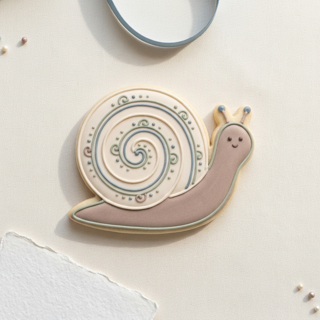 Snail Cookie Cutter, 3D Printed Woodland Theme