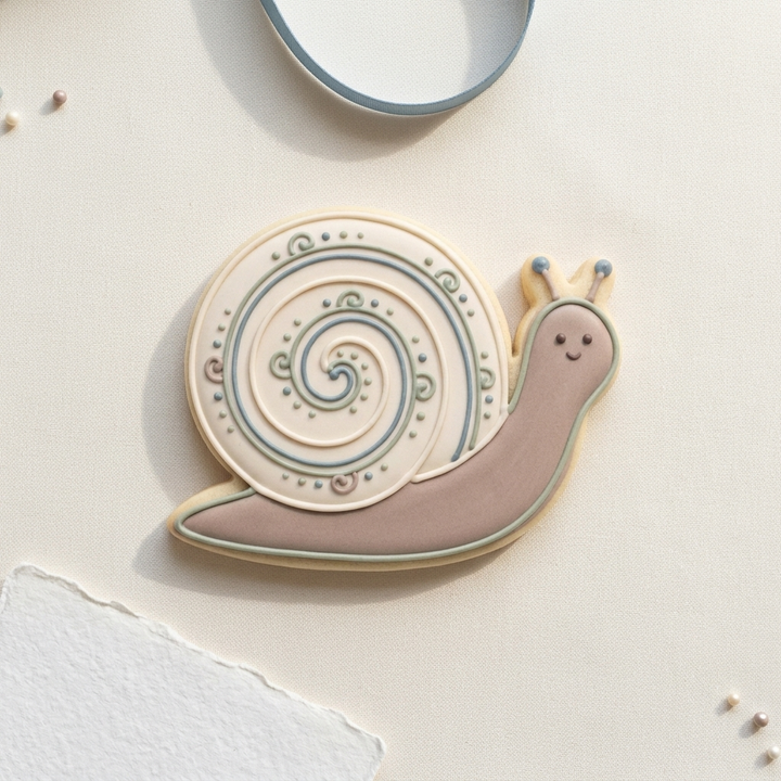 Snail Cookie Cutter, 3D Printed Woodland Theme