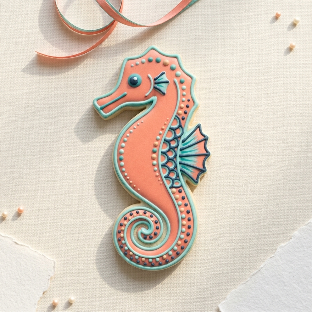 Mermaid Sea Creatures Decuple Cookie Cutter Set 3D Printed Bundle