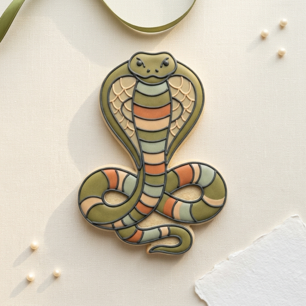 Cobra Snake Cookie Cutter, 3D Printed Reptile Theme