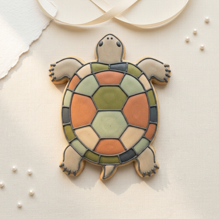 Tortoise Cookie Cutter, 3D Printed Reptile Theme