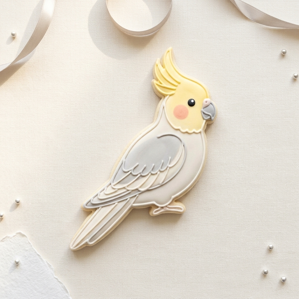 Cockatiel Cookie Cutter, 3D Printed Bird Theme