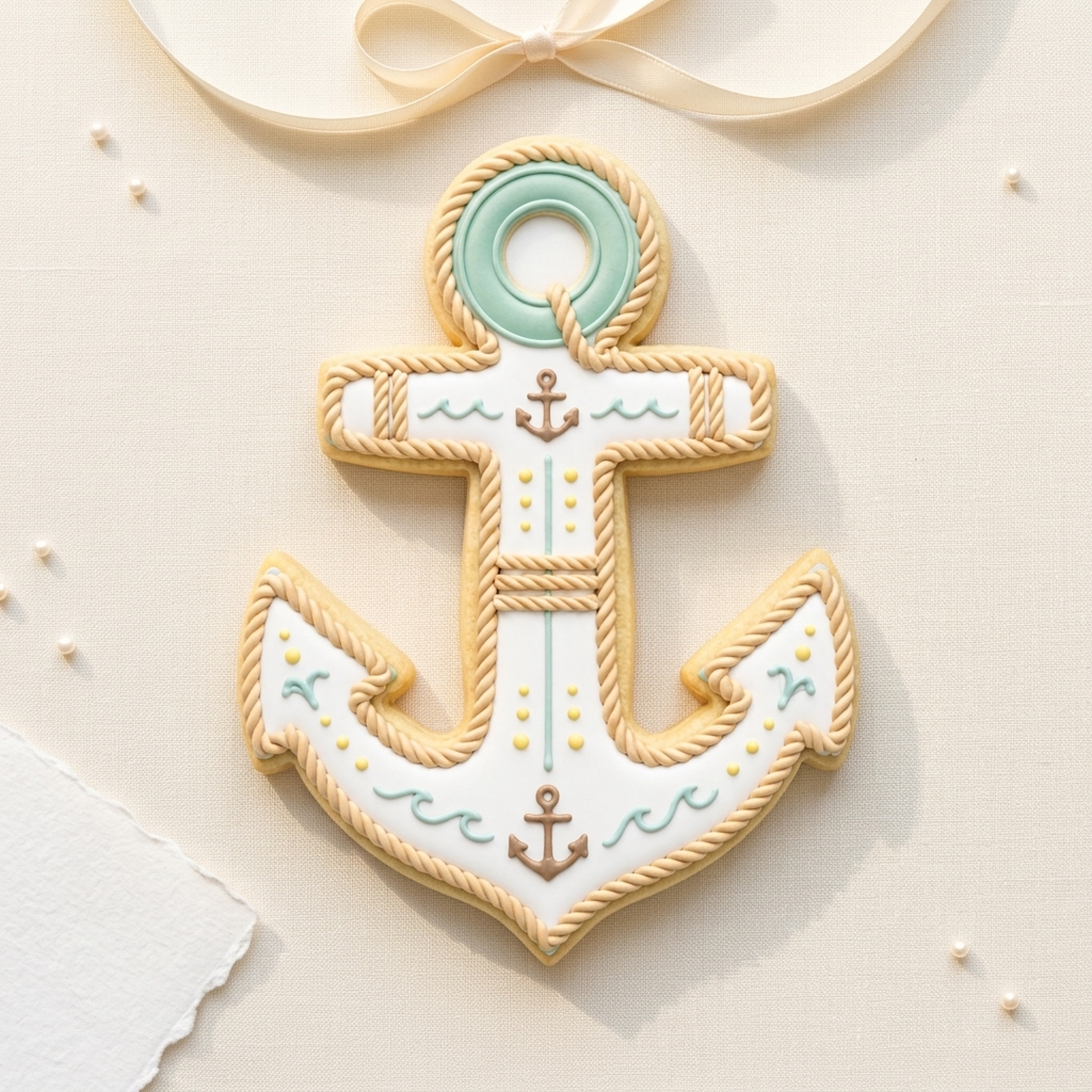 Anchor Cookie Cutter, 3D Printed Travel Theme