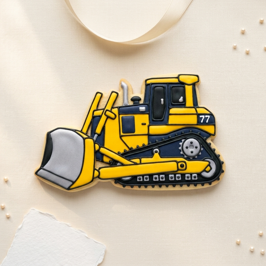 Construction Site Birthday Trio Cookie Cutter Set 3D Printed Bundle