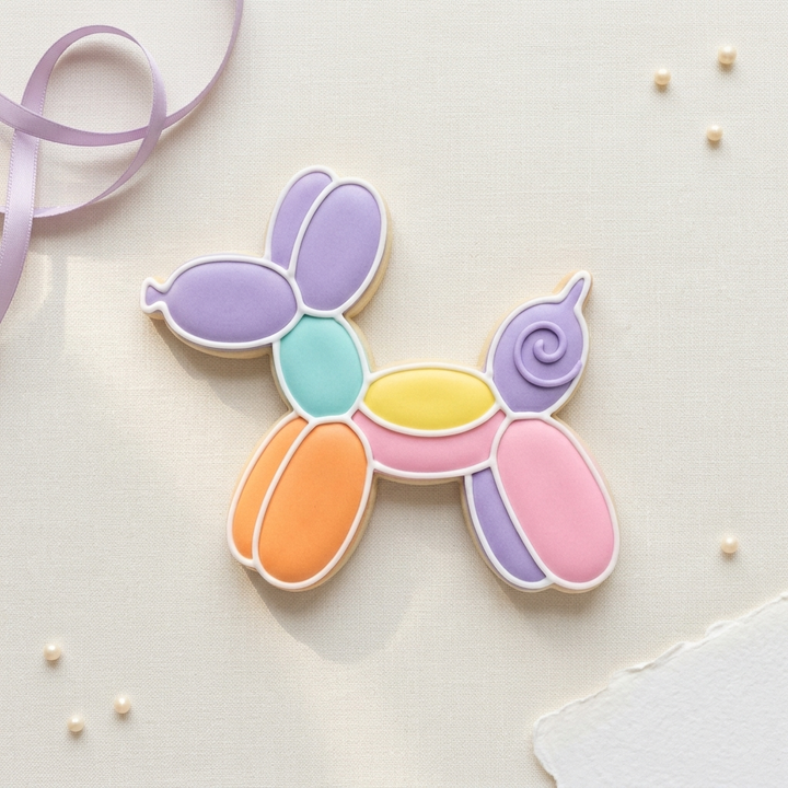 Balloon Dog Cookie Cutter, 3D Printed Party Favor